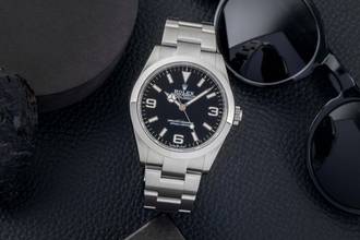 Thumbnail von Rolex Explorer 40 Oyster Edelstahl Automatik Herrenuhr Ref. 224270