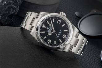 Thumbnail von Rolex Explorer 40 Oyster Edelstahl Automatik Herrenuhr Ref. 224270