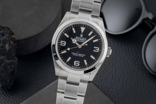  Rolex Explorer 40 Oyster Edelstahl Automatik Herrenuhr Ref. 224270 