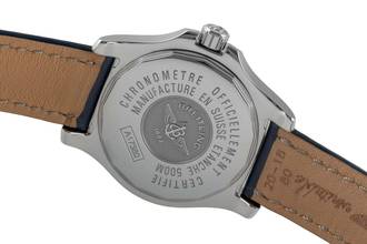 Thumbnail von Breitling Colt Automatic 500M Black Dial Edelstahl Automatik Herrenuhr Ref A17380 B&P 2007