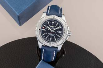 Thumbnail von Breitling Colt Automatic 500M Black Dial Edelstahl Automatik Herrenuhr Ref A17380 B&P 2007