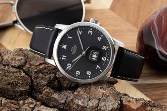 Thumbnail von Union Glashütte Fliegeruhr Stahl Automatik Herrenuhr Ref. 26-45