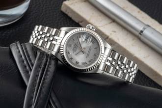 Thumbnail von Rolex Lady-Datejust 26 Roman Dial Stahl / Weissgold Automatik Ref. 79174 Box