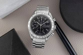 Thumbnail von Omega Speedmaster Date Chronograph Automatik Herrenuhr Ref. 3513.50.00