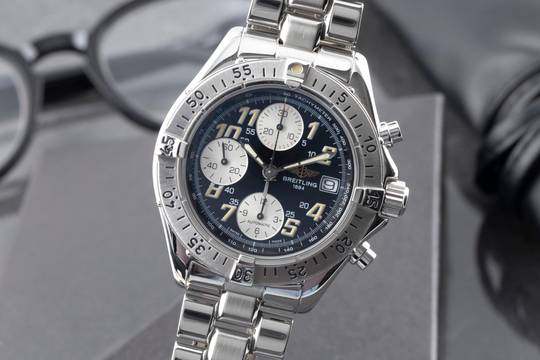  Breitling Colt Chronograph Automatic Edelstahl Automatik Ref. A1303511/B417 Papiere 1999 