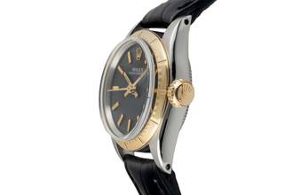 Thumbnail von Rolex Oyster Perpetual Stahl / Gold Automatik Damenuhr Ref. 6804 Vintage