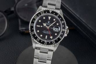 Thumbnail von Rolex GMT-Master Oyster Edelstahl Automatik Herrenuhr Ref. 16700 U-Serie