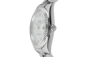 Thumbnail von Rolex Datejust 41 Silver Dial Stahl / Weissgold Automatik Herren Ref. 126334