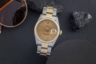 Thumbnail von Rolex Datejust 36 Oyster Perpetual Stahl / Gold Automatik Ref 16013 Klassiker