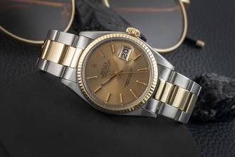 Thumbnail von Rolex Datejust 36 Oyster Perpetual Stahl / Gold Automatik Ref 16013 Klassiker