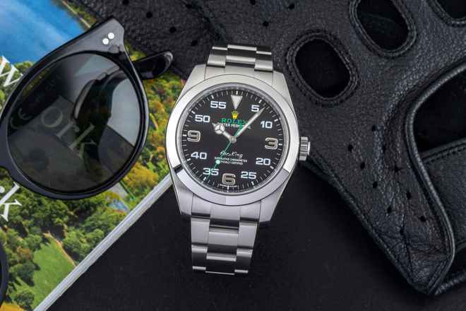  Rolex Air King Automatik Stahl Herrenuhr Oyster Perpetual Ref. 116900 B&P 2021 