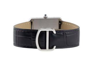 Thumbnail von Cartier Tank Solo Edelstahl Herrenuhr Saphirglas Ref. WSTA0028 Papiere 2017