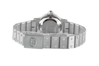 Thumbnail von Cartier Santos Octagon Automatik Edelstahl Damenuhr Ref. 0906 Klassiker