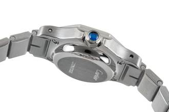 Thumbnail von Cartier Santos Octagon Automatik Edelstahl Damenuhr Ref. 0906 Klassiker