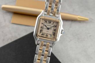 Thumbnail von Cartier Panthère Lady Stahl / Gold Datum Damenuhr Ref. 83083242 Box