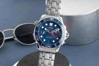 Thumbnail von Omega Seamaster Diver 300 M Americas Cup Ref. 210.30.44.51.03.002 B&P 2021