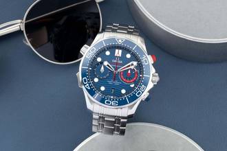 Thumbnail von Omega Seamaster Diver 300 M Americas Cup Ref. 210.30.44.51.03.002 B&P 2021