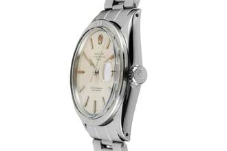 Thumbnail von Rolex Oyster Perpetual Date 34 Silver Dial Oyster Edelstahl Automatik Herrenuhr Ref. 1501 Vintage