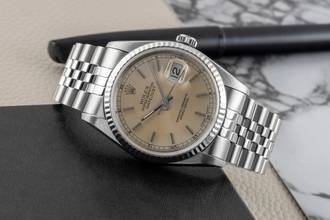 Thumbnail von Rolex Datejust 36 Tropical Dial Stahl Weissgold Automatik Ref. 16234 X-Serie
