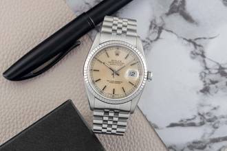 Thumbnail von Rolex Datejust 36 Tropical Dial Stahl Weissgold Automatik Ref. 16234 X-Serie