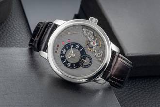 Thumbnail von Glashütte Original PanoInverse XL Stahl Handaufzug Herrenuhr Ref. 1-66-06-04-22-62