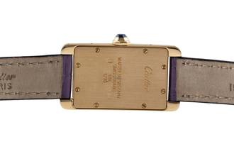 Thumbnail von Cartier Tank Américaine SM 18k (0,750) Gold Quarz Damenuhr Ref. W2601556
