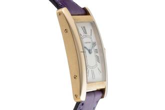 Thumbnail von Cartier Tank Américaine SM 18k (0,750) Gold Quarz Damenuhr Ref. W2601556