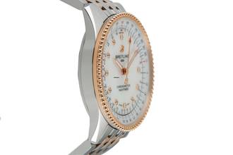 Thumbnail von Breitling Navitimer Automatik Stahl Gold MOP Diamonds Ref. U17395211A1P1 B&P