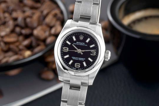  Rolex Oyster Perpetual 26 Lady Automatik Edelstahl Damenuhr Ref 176200 Papiere 2008 