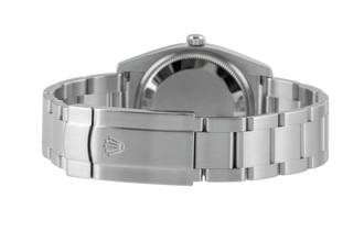 Thumbnail von Rolex Oyster Perpetual 34 Black Dial Stahl Herrenuhr Ref. 114200 Papiere 2020 LC110