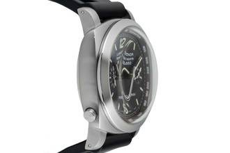 Thumbnail von Panerai Luminor 1950 Rattrapante Chronograph Edelstahl Ref. PAM00213 B&P 2006