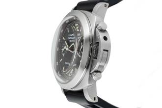 Thumbnail von Panerai Luminor 1950 Rattrapante Chronograph Edelstahl Ref. PAM00213 B&P 2006