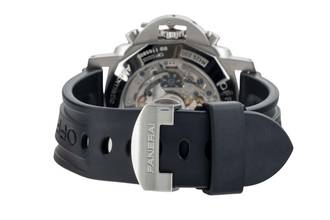 Thumbnail von Panerai Luminor 1950 Rattrapante Chronograph Edelstahl Ref. PAM00213 B&P 2006