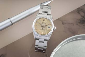 Thumbnail von Rolex Datejust 31 Creme Dial Edelstahl Automatik Damenuhr Ref. 68240 X-Serie
