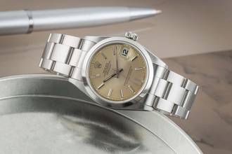 Thumbnail von Rolex Datejust 31 Creme Dial Edelstahl Automatik Damenuhr Ref. 68240 X-Serie