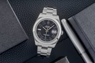 Thumbnail von Rolex Datejust II 41 Black Dial Oyster Stahl Automatik Herren Ref. 116300 Box