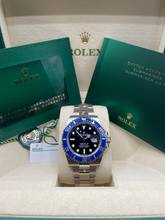 Thumbnail von Rolex Submariner Date WHITEGOLD SMURF BLUE BEZEL,BLACK DIAL 41mm,NEW FULL SET BOX&PAPERS