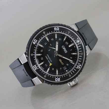  Oris ProDiver GMT Titan Ø 49 mm Automatik Kautschuk Full Set Top Zustand 