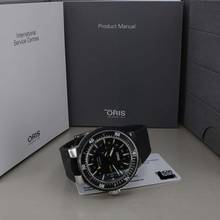 Thumbnail von Oris ProDiver GMT Titan Ø 49 mm Automatik Kautschuk Full Set Top Zustand