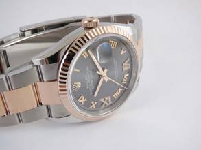 Thumbnail von Rolex Datejust 36 Rhodium grey Dial Diamonds 6&9