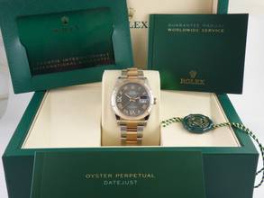 Thumbnail von Rolex Datejust 36 Rhodium grey Dial Diamonds 6&9