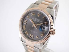 Thumbnail von Rolex Datejust 36 Rhodium grey Dial Diamonds 6&9