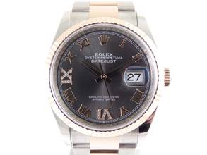 Thumbnail von Rolex Datejust 36 Rhodium grey Dial Diamonds 6&9
