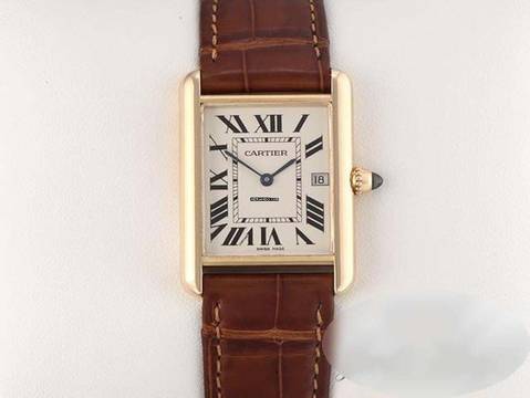 Cartier Tank Louis Cartier Großes Modell Gelbgold 750 2013 W1529756 Gold Damen Herren