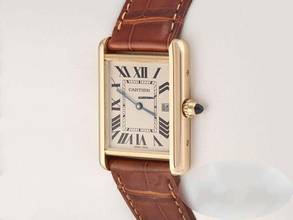 Thumbnail von Cartier Tank Louis Cartier Großes Modell Gelbgold 750 2013 W1529756 Gold Damen Herren