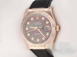 Thumbnail von Rolex Datejust 36 36mm 116135 2018 Rosegold 750 Automatik Perlmutt Diamanten 18 Rose Gold Chronometer Oyster