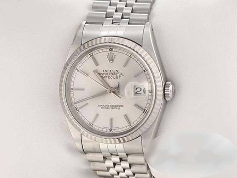 Rolex Datejust 36 36mm 16234 1994 Edelstahl Weissgold 750 Automatik Stahl Gold