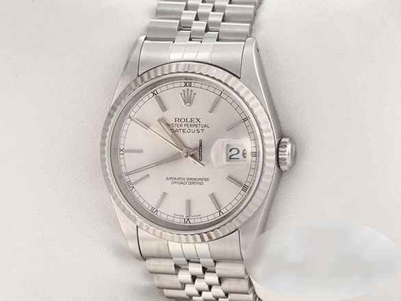  Rolex Datejust 36 36mm 16234 1994 Edelstahl Weissgold 750 Automatik Stahl Gold 