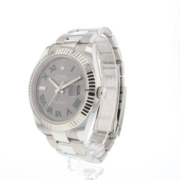 Rolex Datejust 41 Oyster Fluted Wimbledon NEW 2025