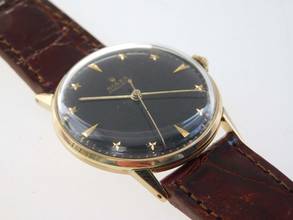 Thumbnail von Rolex Oyster Precision Stelline 18 Karat Gelbgold , absolute Rarität seltenes Modell Ref. 3745 Handaufzug